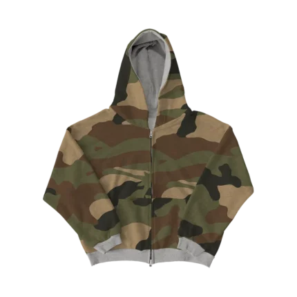 Reversible Camo Zip-Up