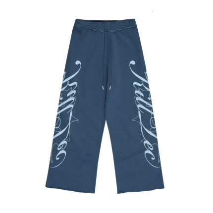 Blue Killtec Cursive Studded Sweats
